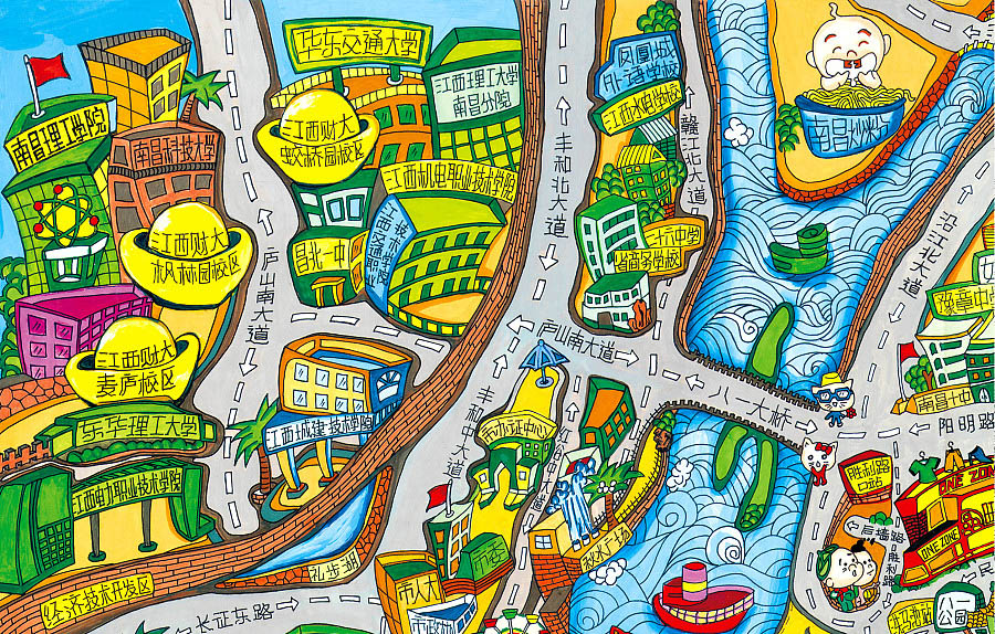 麻栗坡手绘地图景区的历史见证